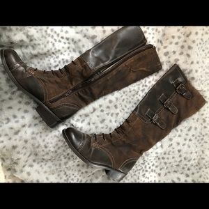 Cute buckle boots, little wear. Mudd brand